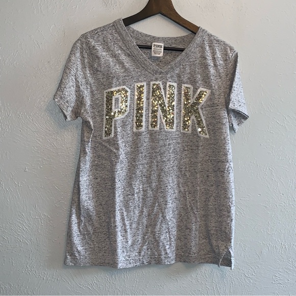 PINK Victoria's Secret Tops - Vs sequin shirt